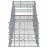 Arched Gabion Baskets 30 pcs 300x50x40/60 cm Galvanised Iron 3146663