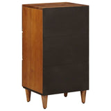 Sideboard with Drawer Walnut 40 x 33 x 75 cm Solid Mango Wood 4018247