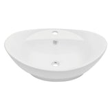 Bathroom Furniture Set Black and White Engineered wood, Ceramic 279337
