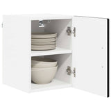 Wall Cabinet LUCCA 2 pcs Black 30 x 31 x 40 cm Engineered Wood 884857