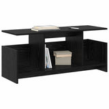 TV Stand Black Oak 102 x 35 x 45 cm Engineered Wood 890993