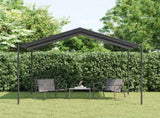Canopy Tent Anthracite 3x3 m Steel and Fabric 362450