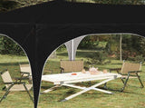 Pop-up Party Tent 575 x 288 x 245 cm Black Oxford Fabric 42019887