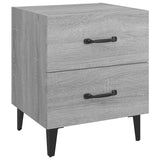 Bedside Cabinets 2 pcs Grey Sonoma 40x35x47.5 cm 817294