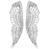 Wings Sculpture 2 pcs Silver 31 x 5 x 91 cm Aluminium 42000133