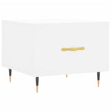Coffee Tables 2 pcs White 50x50x40 cm Engineered Wood 829349
