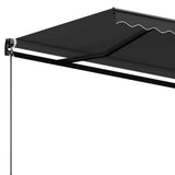 Manual Retractable Awning 500x350 cm Anthracite 3069219