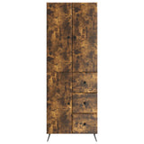 Cabinet Set 2 pcs Smoked Oak Engineered Wood 3416903