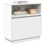 LED Sideboard White 71 x 34.5 x 75 cm Engineered Wood 869650