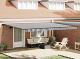 Awning Frame Anthracite and White 450 x 300 cm 3330897