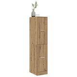 Apothecary Cabinet Artisian Oak 30x41x144.5 cm Engineered Wood 855177