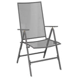 Garden Dining Set 3 pcs Anthracite Powder-Coated Steel 3379289