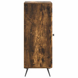 Sideboard Smoked Oak 33 x 34.5 x 90 cm Engineered Wood 895520