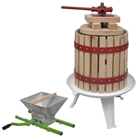 2 Piece Fruit & Wine Press and Crusher Set 277149