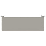 2-Piece Bench Cushions SOEST 2 pcs 100% Polyester Grey 949409