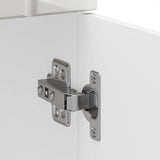 Kitchen Base Cabinet Lucca High Gloss White Engineered Wood 853709