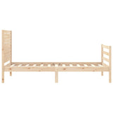 Bed Frame without Mattress 90x200 cm Solid Wood 3195011