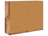 Highboard 2 pcs Old Wood 68 x 37 x 142 cm Engineered Wood 3402644