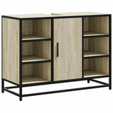 Bathroom Sink Cabinet Sonoma Oak 80x33x60 cm Engineered Wood 849290