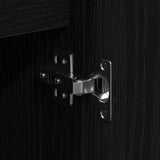 Sideboard Black Oak 101.5 x 35 x 70 cm Engineered Wood 862147
