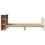 Bed Frame without Mattress 90x200 cm Solid Wood Pine 3309902