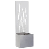 Garden Privacy Screen Sliver 50 x 150 cm Stainless steel 876466
