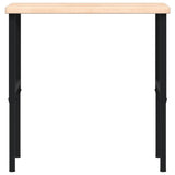 Workbench 100x60x cm Solid Wood Oak Rectangular 3309679