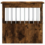 Dog Crate Furniture Smoked Oak 45x62x59 cm Engineered Wood 838313