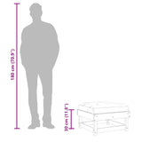 Garden Footstool with Cushion Solid Wood Pine 825436