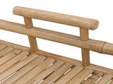 Wine Trolley with Wheels Natural 85 x 50 x 93 cm Bamboo 42028241