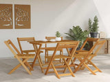 Folding Garden Chairs Folding 6 pcs Natural 40 x 53 x 80 cm 3416285