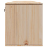 Wall Cabinets 2 pcs 100x30x35 cm Solid Wood Pine 813466
