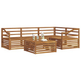 Outdoor Sofa Set 5 pcs Natural Solid Acacia Wood 3373434