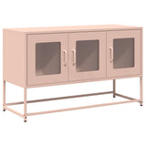 ZNTS TV Cabinet Pink 100.5x39x60.5 cm Cold-rolled Steel 853339