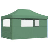 Foldable Party Tent Pop-Up with 3 Sidewalls Green 4004968