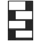 TV Cabinet Set Black 80 x 24 x 125 cm Engineered Wood 875202