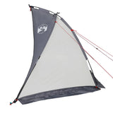 Beach Tent Grey 268x223x125 cm 185T Polyester 94408