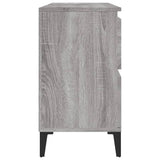 Sink Cabinet Grey Sonoma 80x33x60 cm Engineered Wood 821282