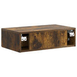 Wall-Mounted Side Table Smoked Oak 59 x 34.5 x 17 cm 898660