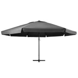 Garden Parasol Anthracite Polyester, Aluminium, Steel 47372
