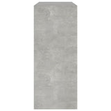 ZNTS Book Cabinet/Room Divider Concrete Grey 80x30x72 cm 811695