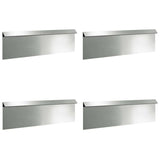 Snail Fences 8 pcs Silver Galvanised Steel 874880