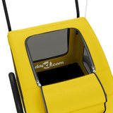 Pet Bike Trailer Yellow Oxford Fabric and Iron 93980