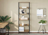 Bookshelf 5-Tier 50x33x188.5cm Engineered Wood Artisan Oak 882758