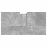 Bathroom Cabinet Concrete Grey 65x33x60 cm Engineered Wood 857222