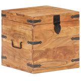 Chest 40x40x40 cm Solid Acacia Wood 289639