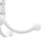 Coat Stand with Umbrella Holder White 180 cm Powder-coated Iron 377102