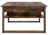 Coffee Table Smoked Oak 96 x 54 x 44 cm Engineered Wood 8000152