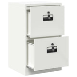 File Cabinet White 45.5 x 42 x 74.5 cm Cold-Rolled Steel 891615