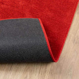 Rug OVIEDO Short Pile Red 160x160 cm 375624
